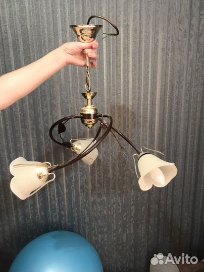 Люстра потолочная бу