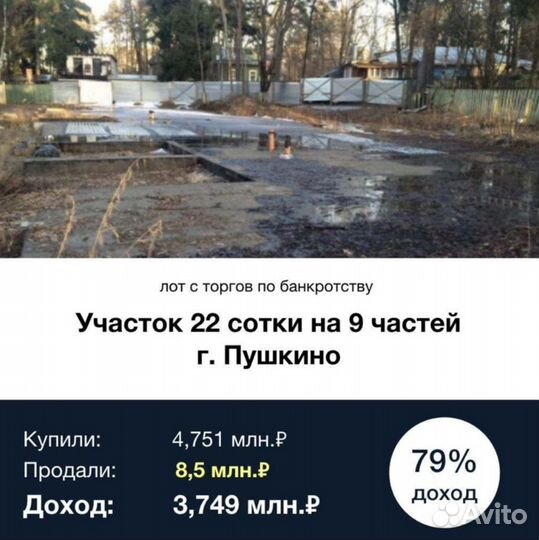 Ищу партнера в недвижимость, доход 742 тр/год