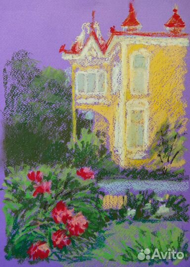 Картины с видами Томска, картины маслом, пастель