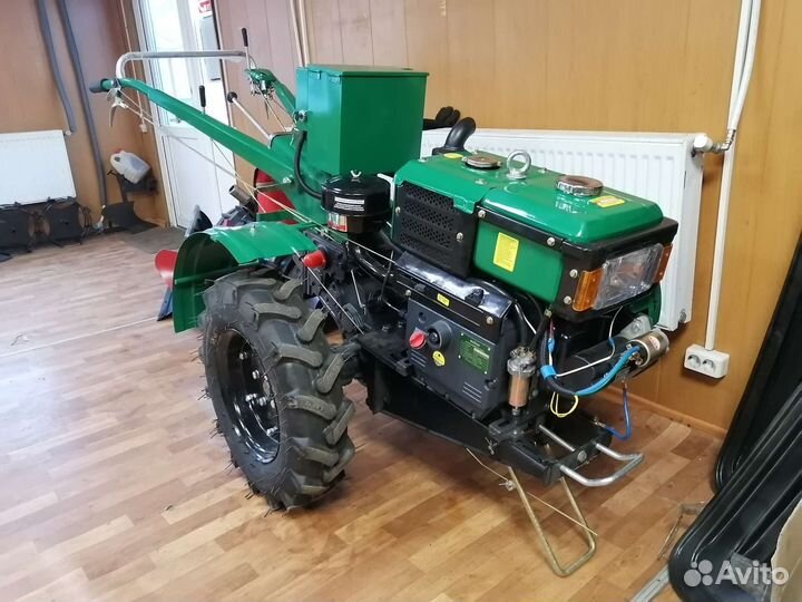 Мотоблок дизельный файтер 81 DE + почвофреза