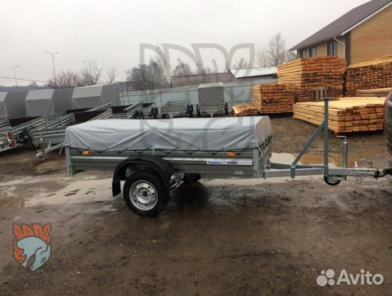 Прицеп с тентом 50 см мзса 817701.022. Доставим