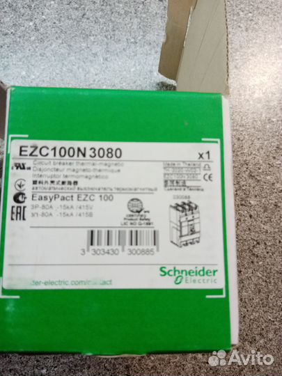Автоматический выключатель schneider