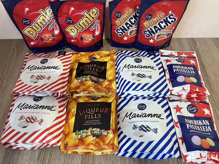 Fazer Marianne, Fazer Dumle из Финляндии