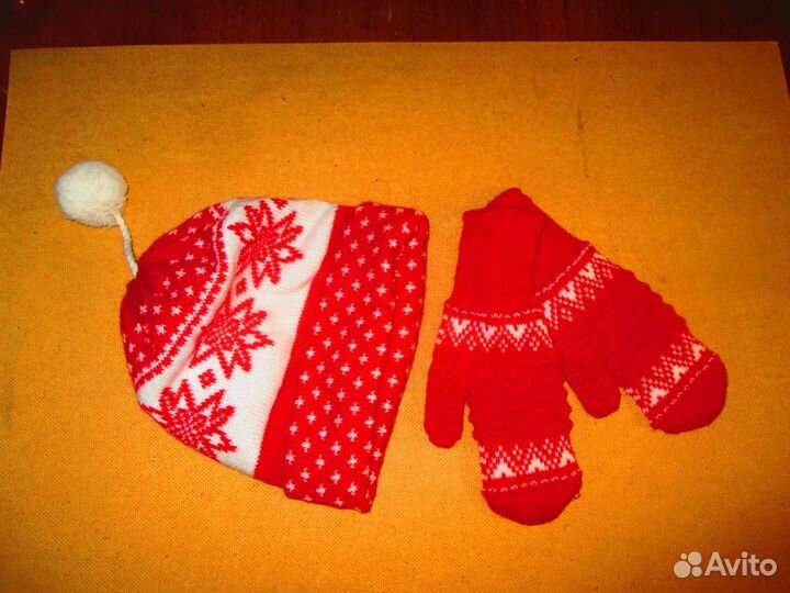 Шапка и варежки