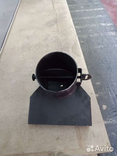 Переход с шибером вертикальный для Гефест 15, 20