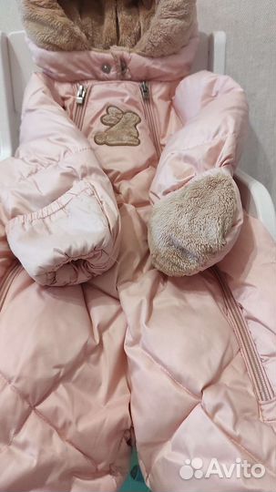Зимний комбинезон для девочки 74