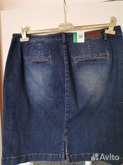 Женская джинсовая юбка Benetton (Италия)