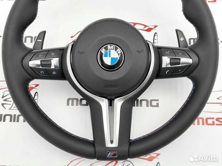 Руль стиль M5 + подушка BMW 5 серия F10 F07 GT ф10