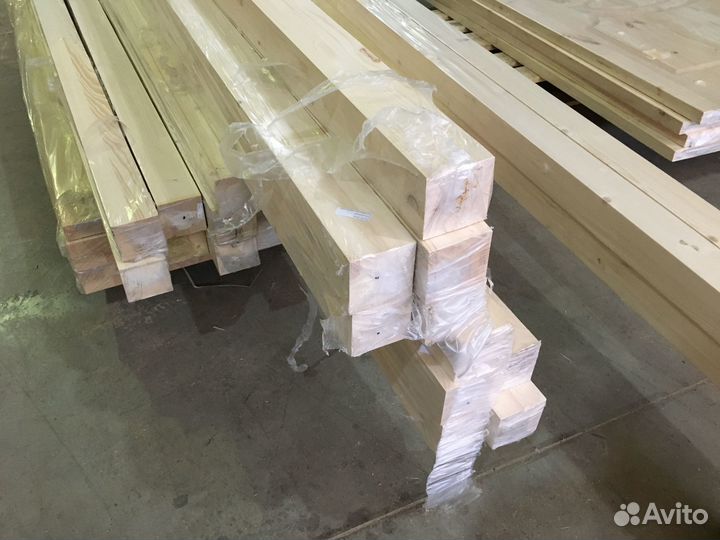 Брус клееный хвоя