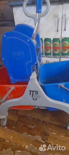 Тележка с отжимом на 2 ведра. Торг