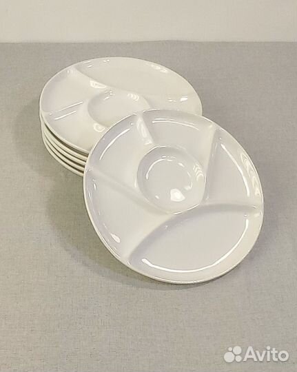 Набор тарелок-менажниц 6 штук