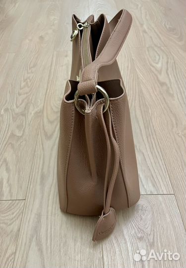 Сумка натуральная кожа коричневая