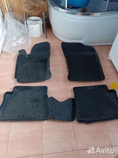 Автомобильные коврики резиновые хундай гетц