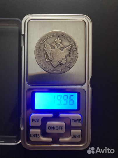 Монета 1 рубль 1804 года