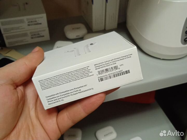 Беспроводные наушники airpods 2