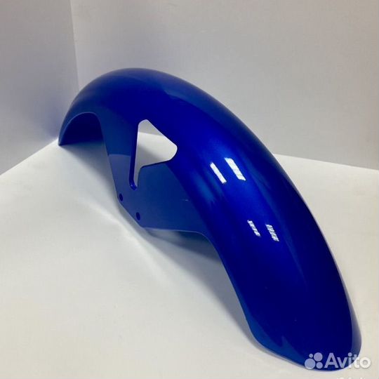 Крыло переднее на мопед Альфа RX синее