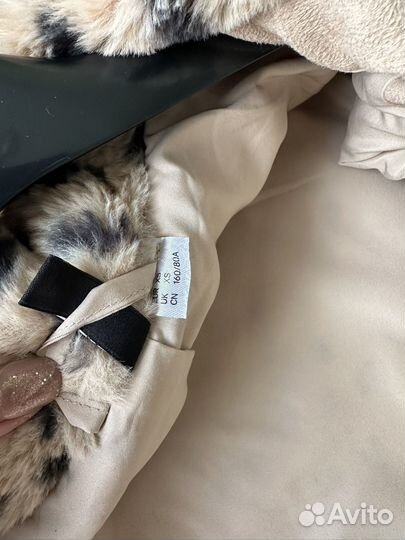 Шубка леопард XS