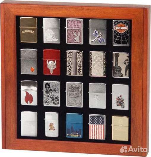 Витрины для зажигалок Zippo на 20 моделей
