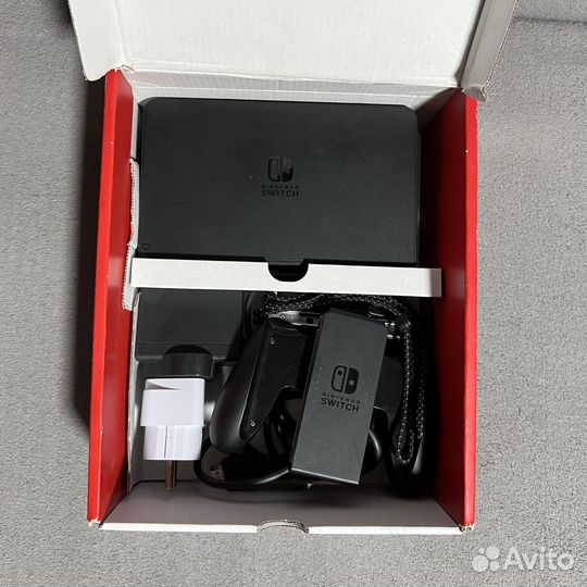 Nintendo Switch Oled Чип + 128Gb + Игры