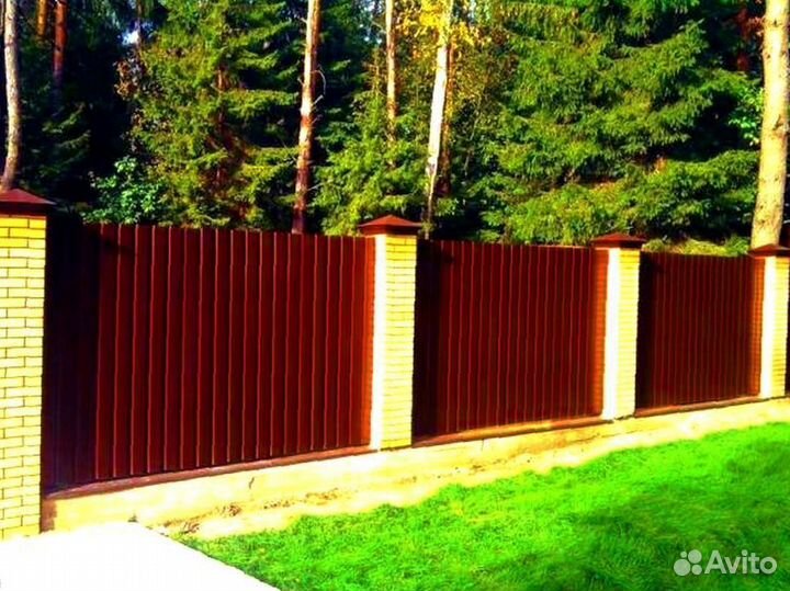 Забор из профлиста