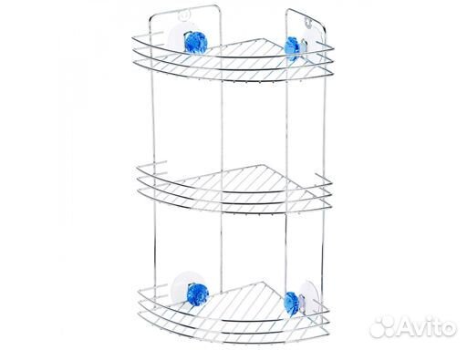 Полка угловая 3-х ярусная, угловая новая