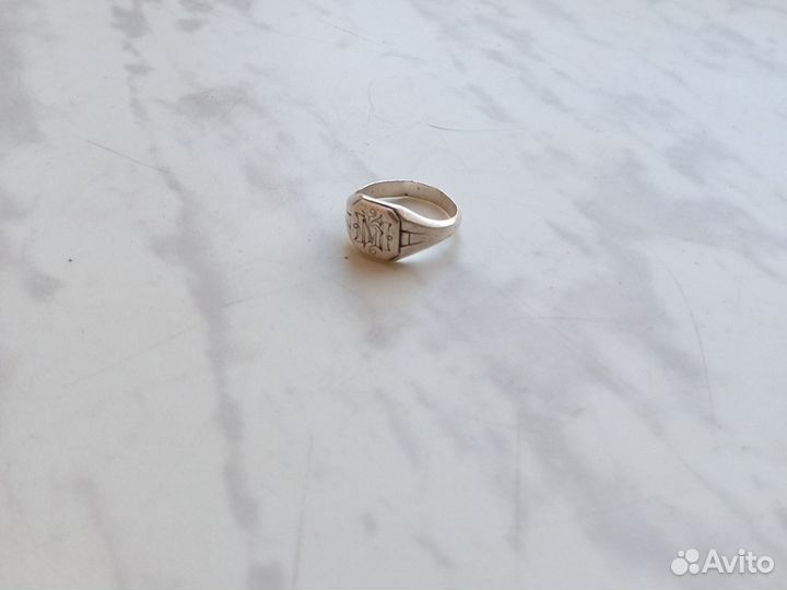 Мужская печатка серебро