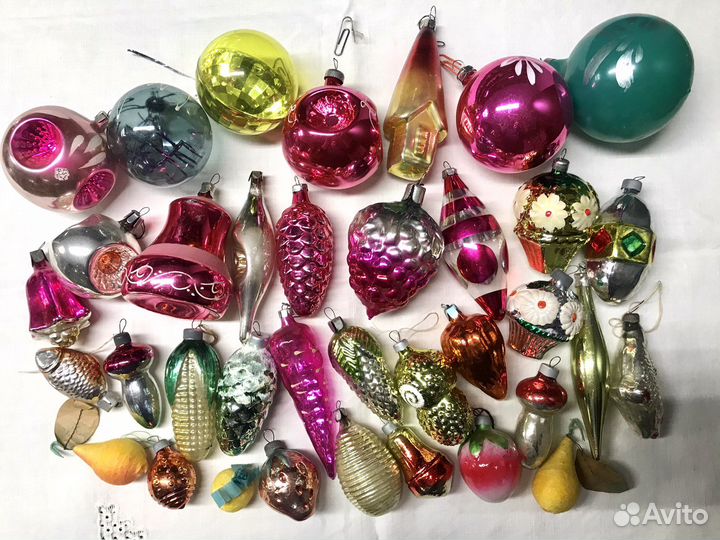 Елочные игрушки СССР