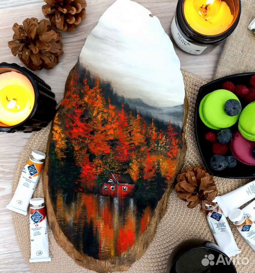 Живопись на спилах