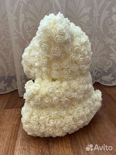 Мишка из роз 40 см