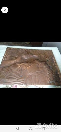 Чеканка девушка