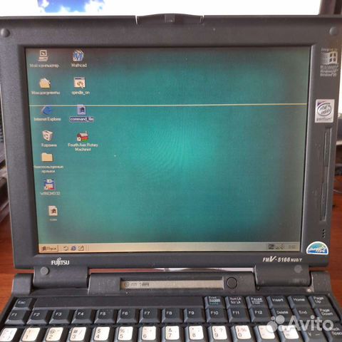 Fujisu FMV-Biblo 1998 Japаn ретро винтаж ноутбук объявление продам
