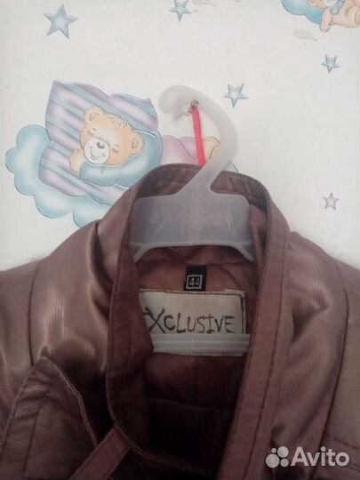 Плащ тонкий коричневый