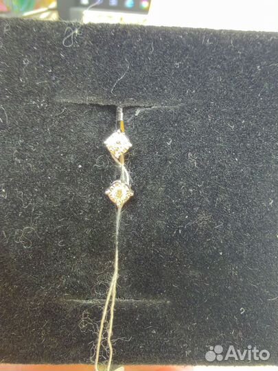 Пусеты с бриллиантами