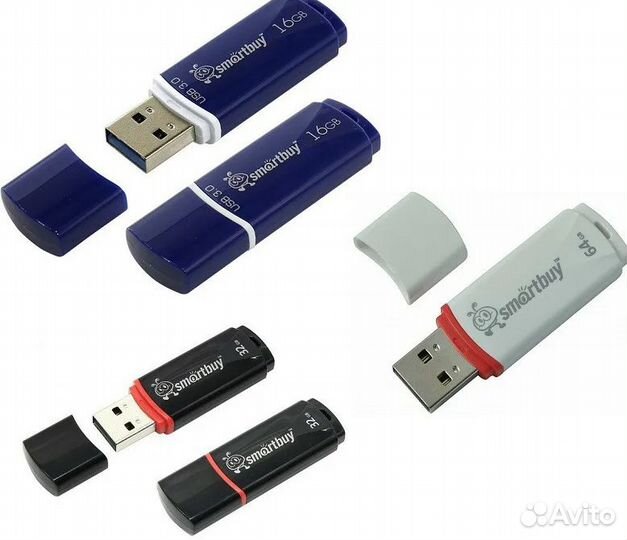 Карты памяти и USB носители, флешки от 4 до 256 gb