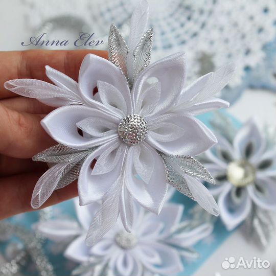 Ободок для девочки снежинка