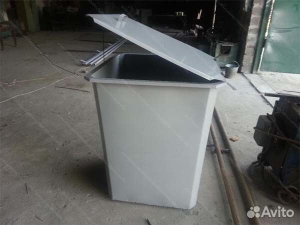 Мусорный контейнер из металла 0,75 м3 Арт в1585