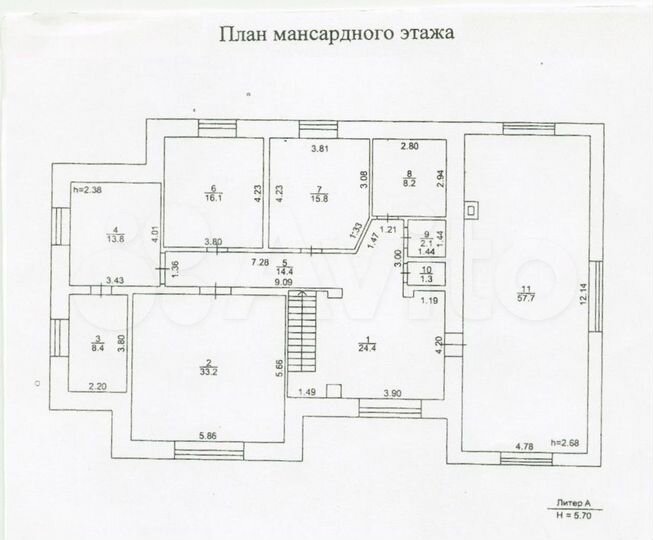 Дом 526,5 м² на участке 20 сот.