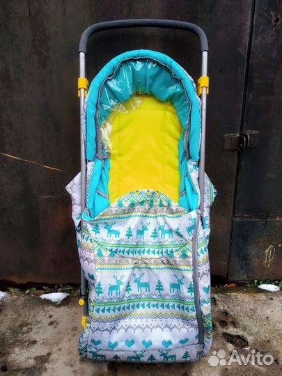 Детские санки коляска бу