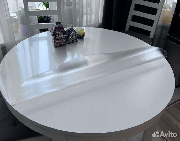 Гибкое стекло Защита для стола Круги Овалы