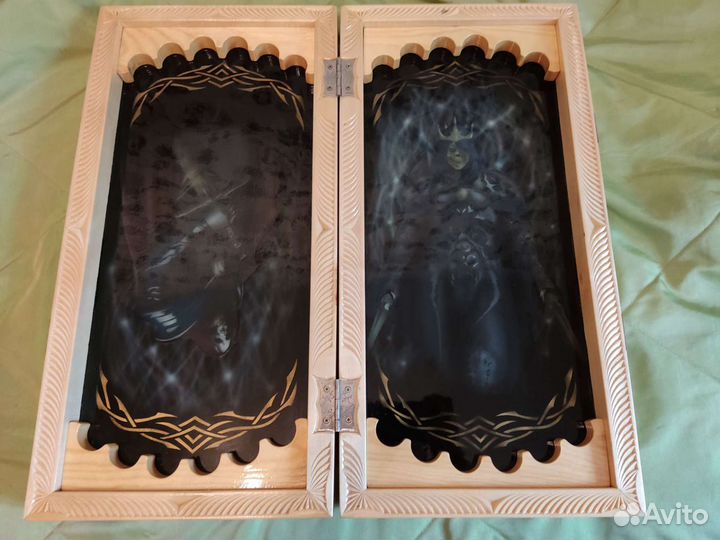 Нарды ручной работы, резные