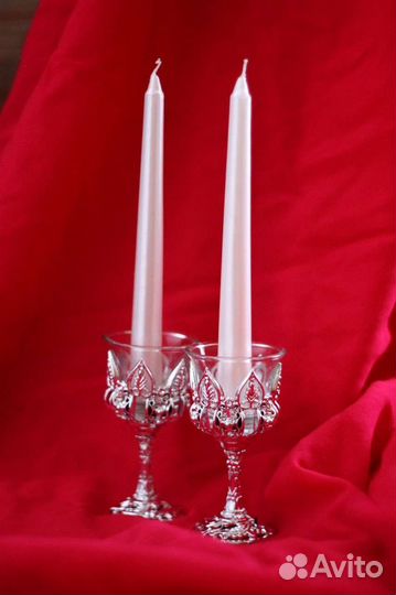 Подсвечник,свеча в подарочной упаковки