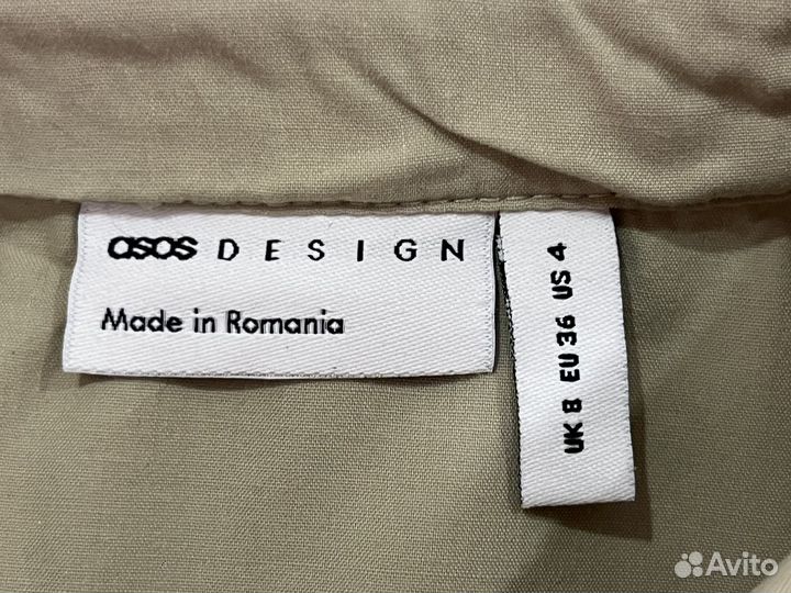 Рубашка женская ASOS Design укороченная 42