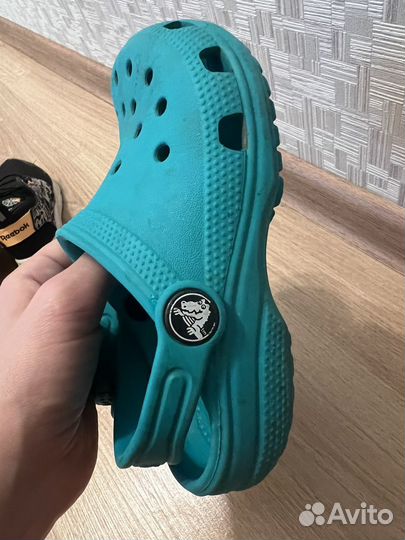 Crocs кроксы, сланцы детские c10 27р