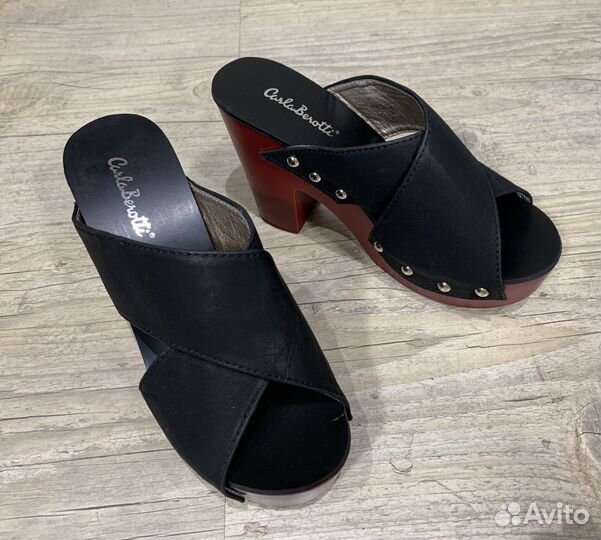 Сабо женские новые р.36 натуральная кожа