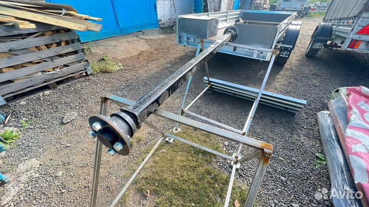 Ось для прицепа рессорная 750 кг мзса 817700.002