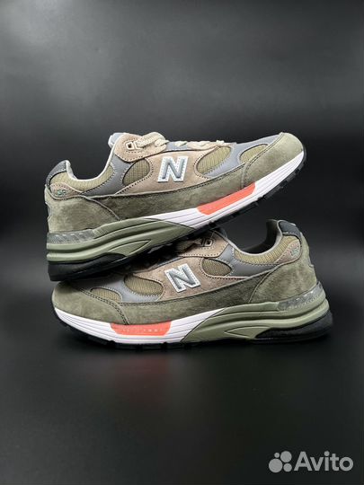 Кроссовки New Balance 992 Olive Зеленые