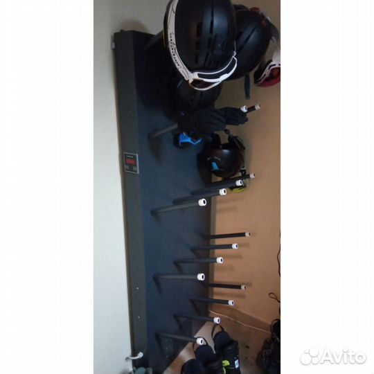 Сушильный стеллаж сл1-Эконом для обуви, односторонний 205х60х40см SLE-12