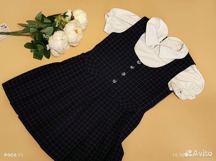 Школьная форма для девочки сарафан 134