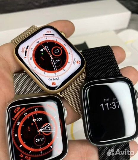 Apple watch SMART watch X9 mini 2 ремешка