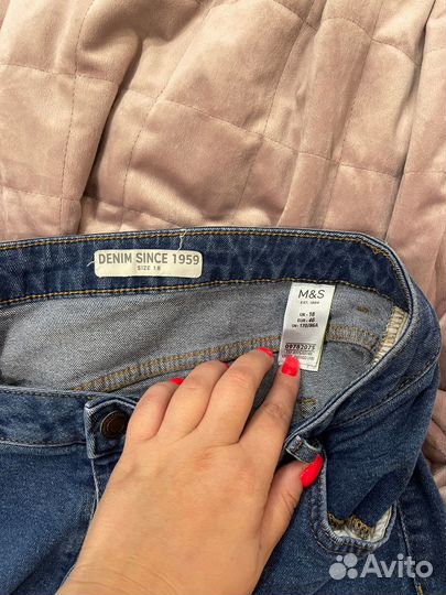 Джинсовые шорты Marks & Spencer, EUR46/UK18/54 р